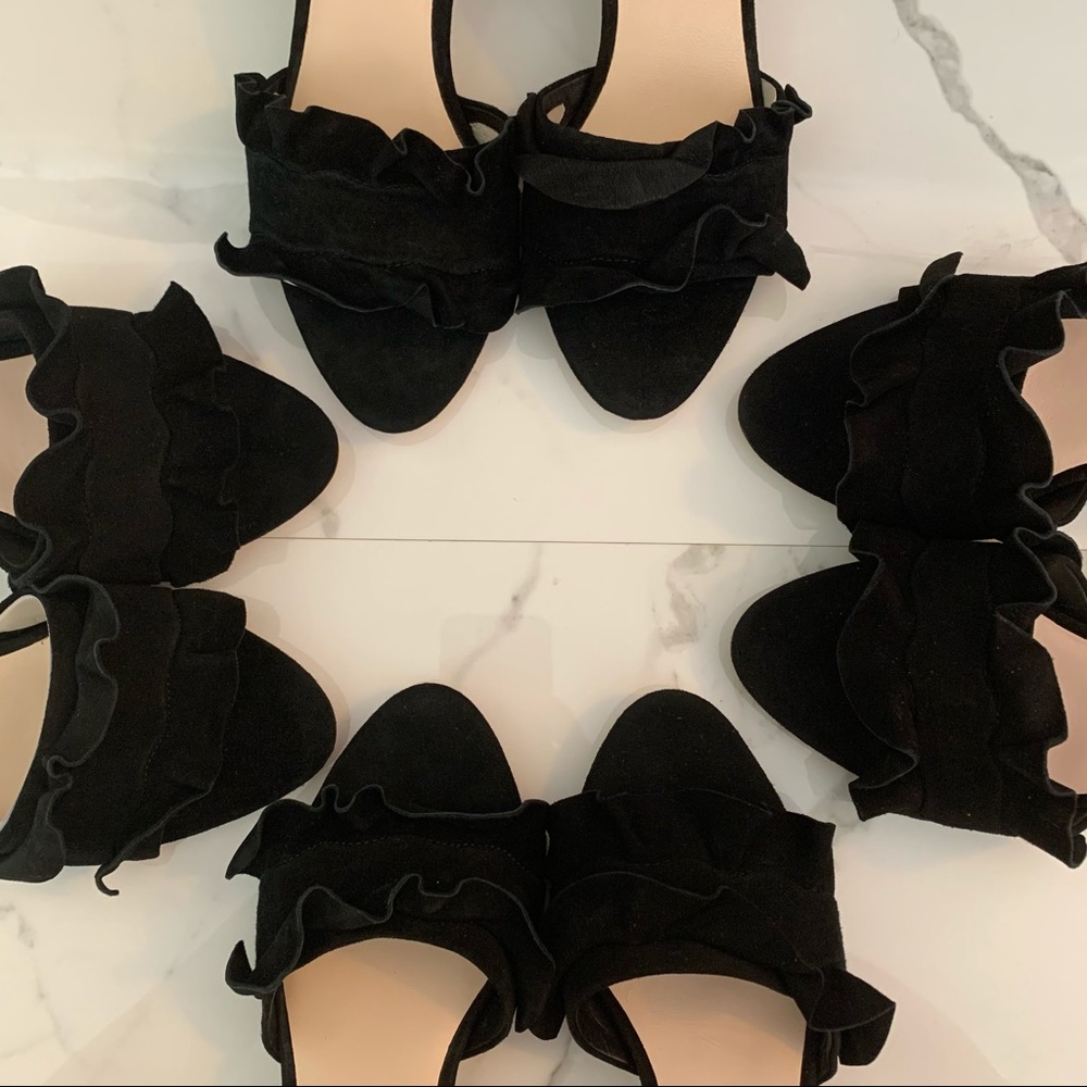 NWOT Loeffler Randall Vera Ruffled Sandal - Picture 5 of 7
